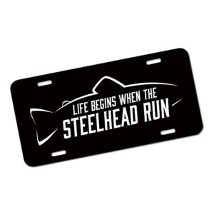 Steelhead Run License Plate